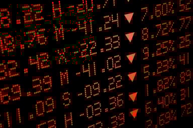 bear market red stocks market dropping