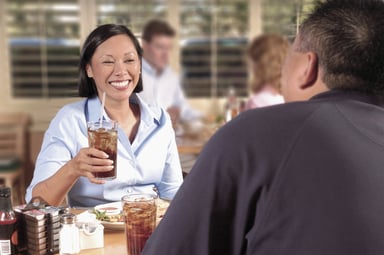 people drinking soda