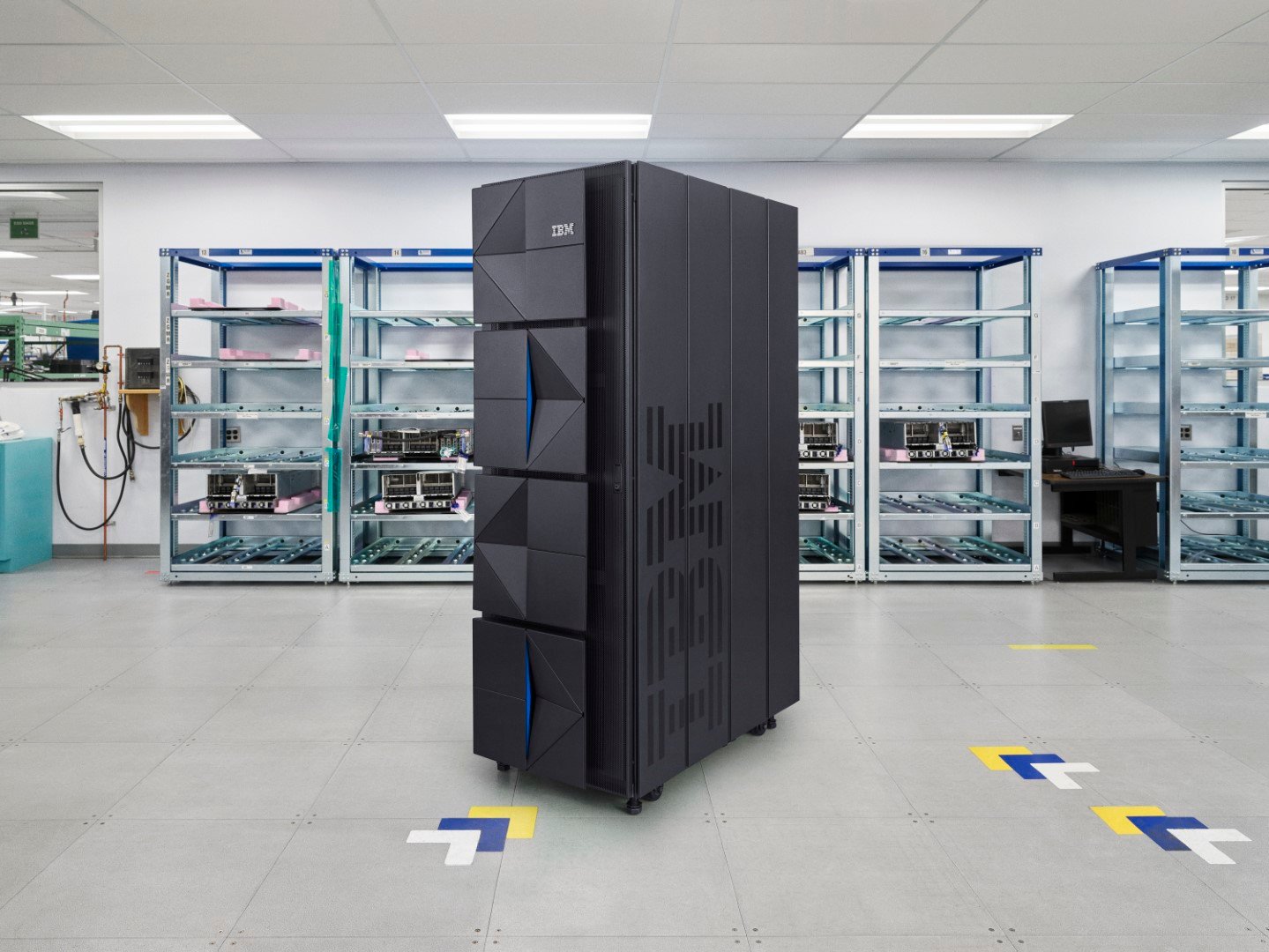 The IBM z16 mainframe.