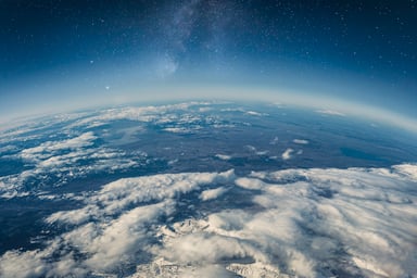 Earth viewed from space