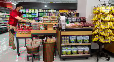 target grocery section