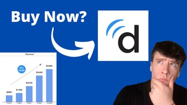 Person looking at Doximity logo