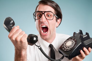 Angry Person on Phone