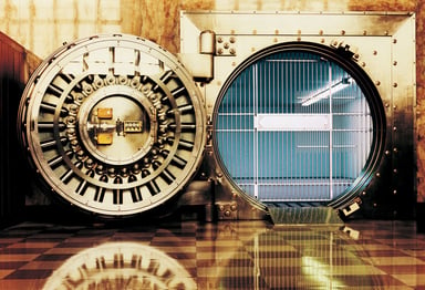 open bank vault money safe savings