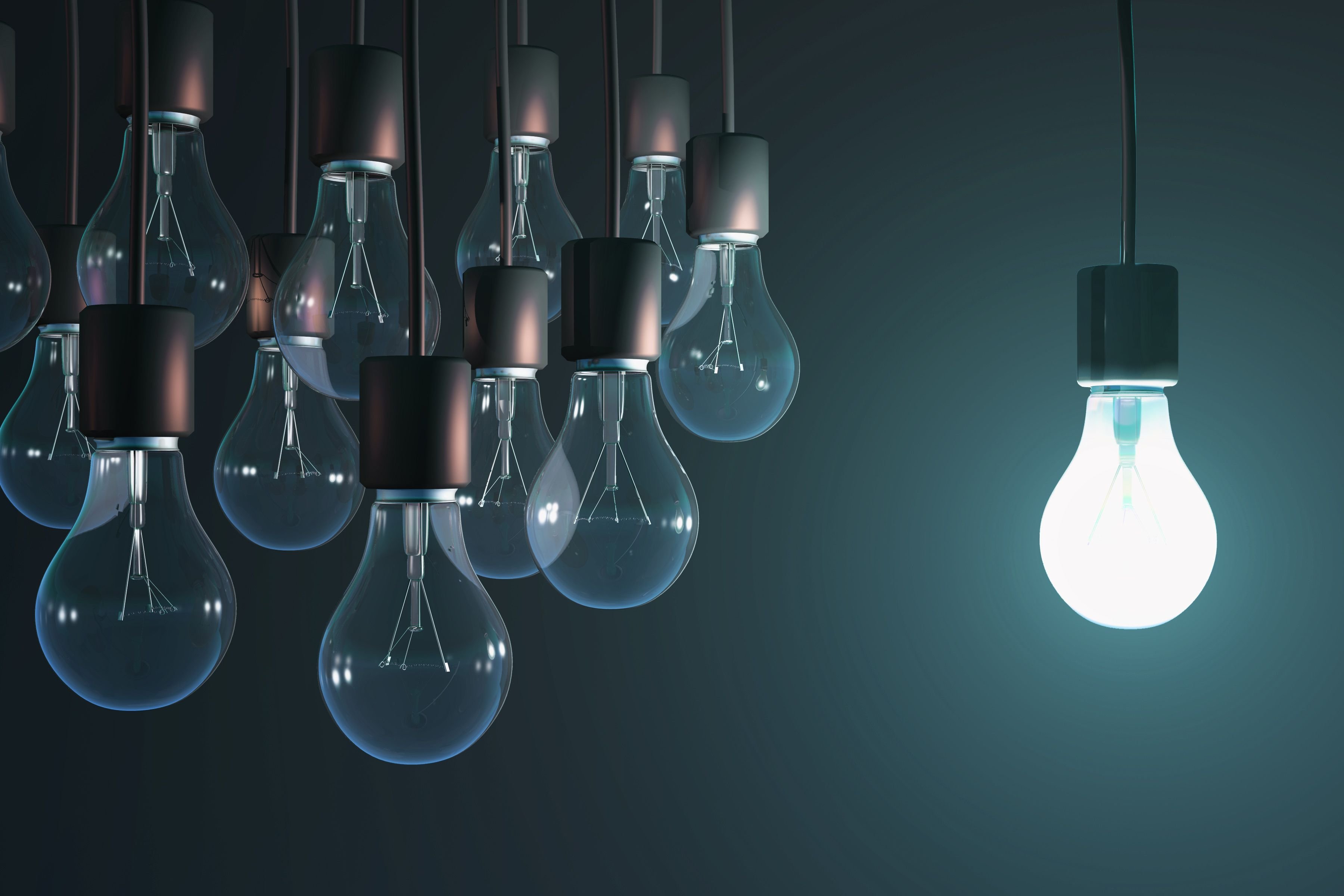bright light bulb 
