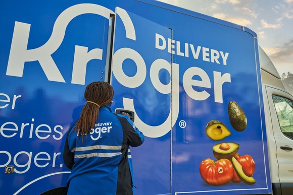 Kroger grocery delivery home.