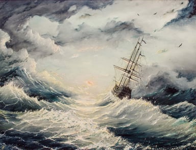 Ship Stormy Seas
