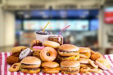 donuts and burgers