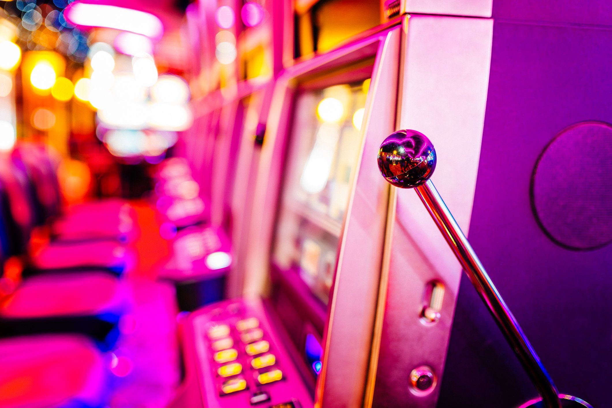Slot Machine in a Casino