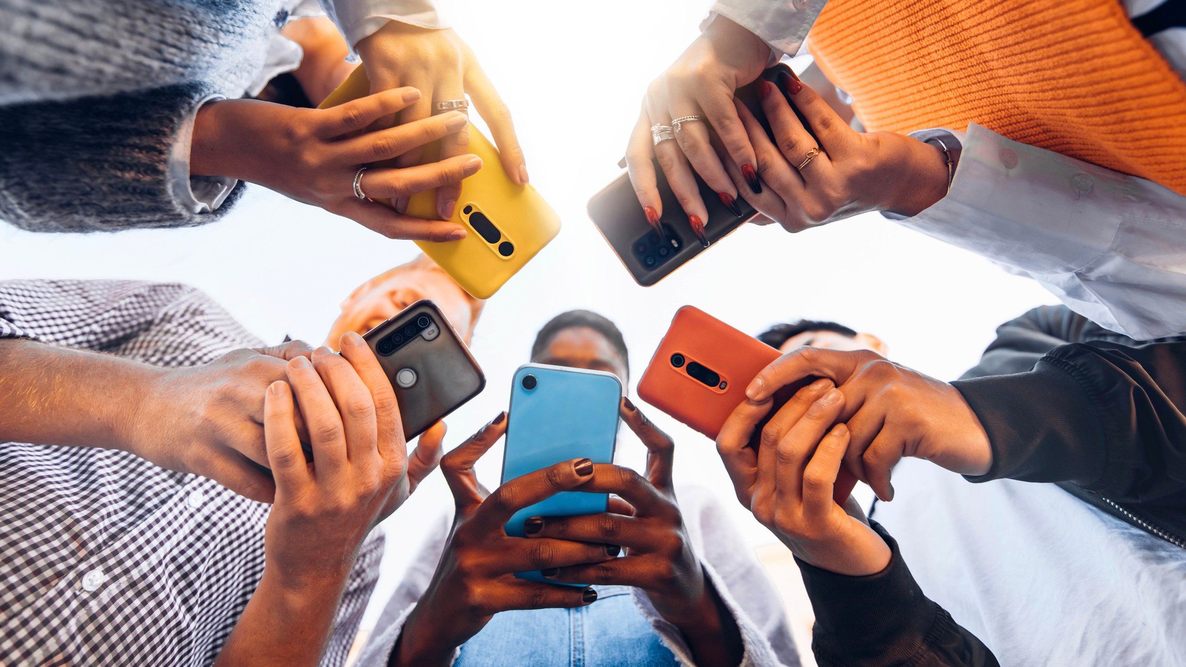 Social media smartphone