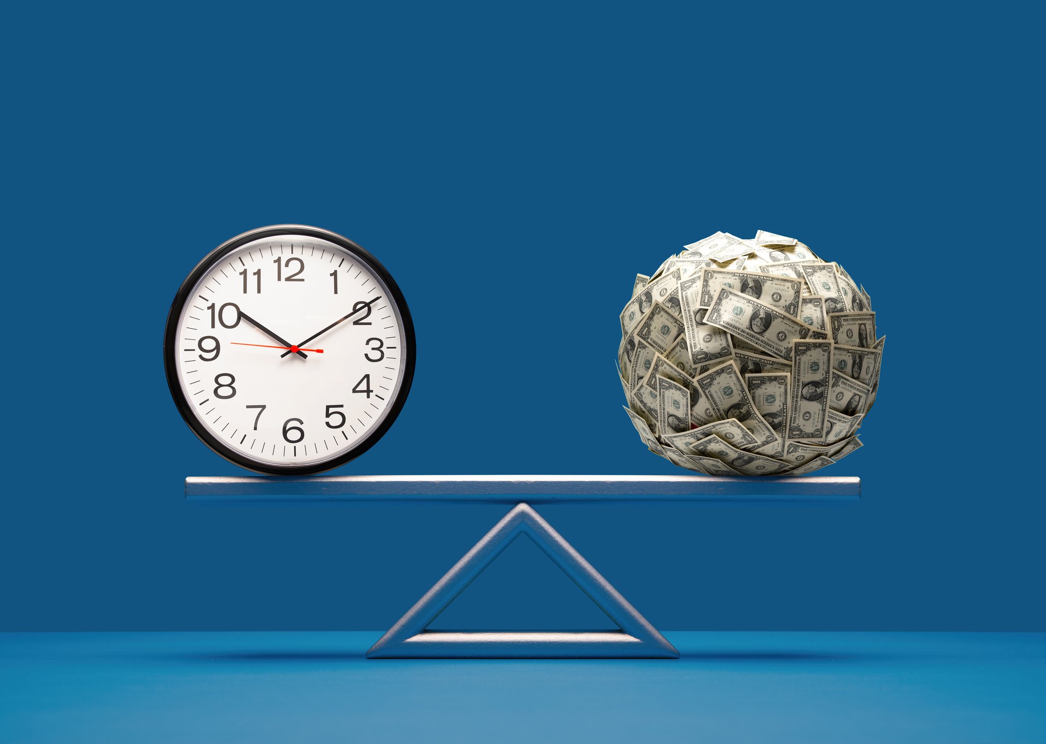 money and clock