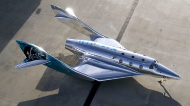 VSS Imagine seen from above IS Virgin Galactic