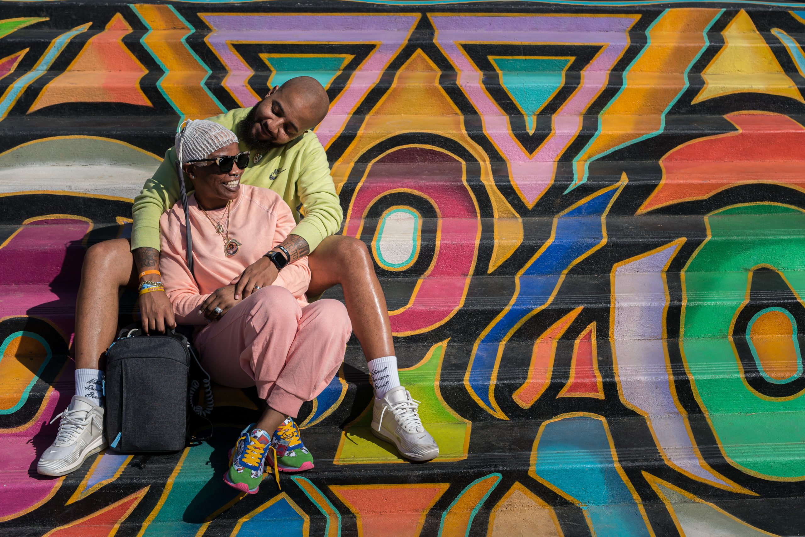 Novocure image - 2 smiling people