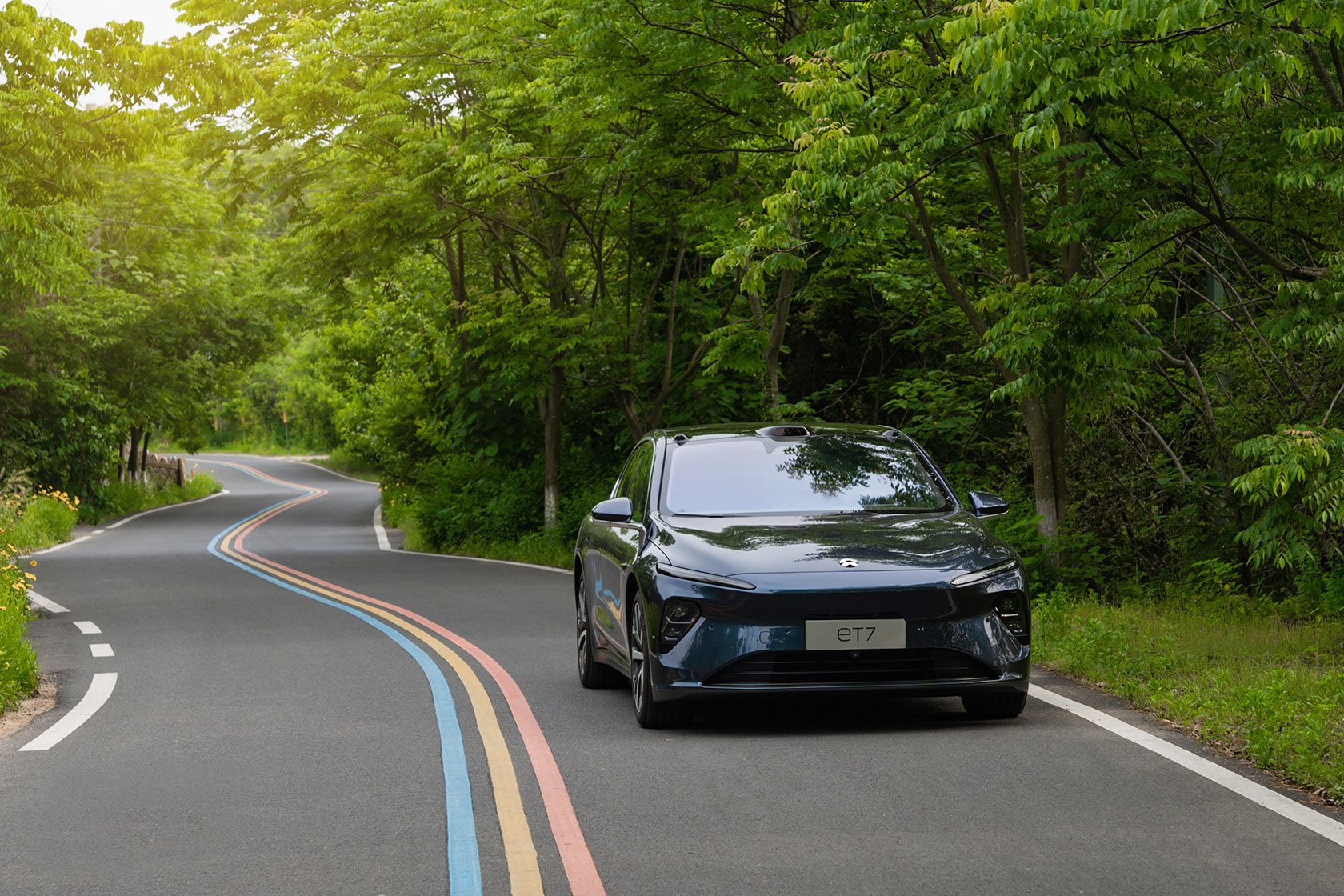 Nio ET7 sedan.
