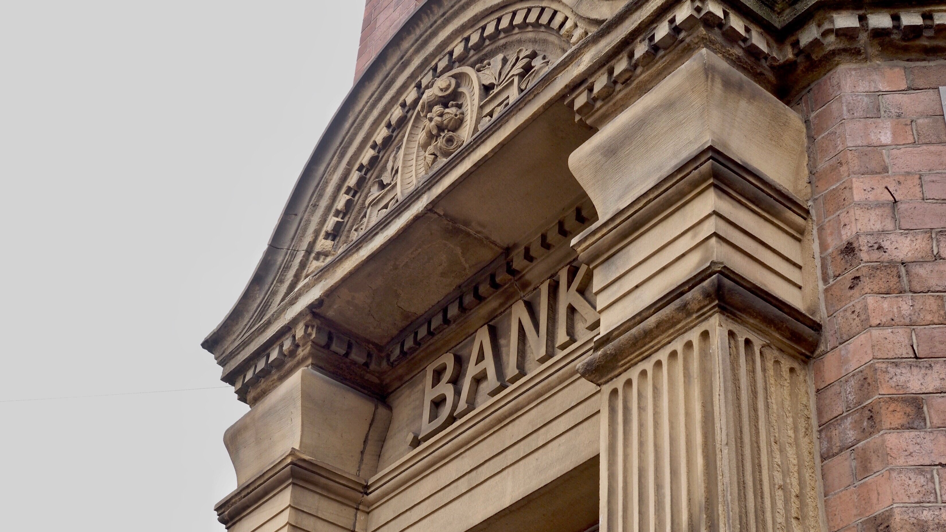 Copy of front of a bank
