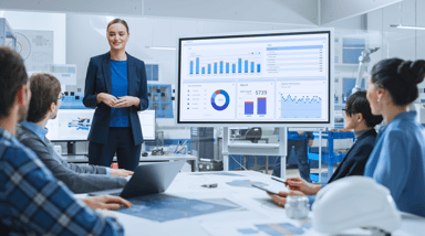 analytics presentation business meeting