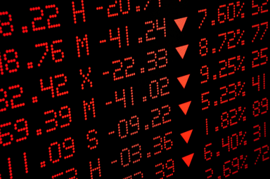 Copy of bear market red stocks market dropping