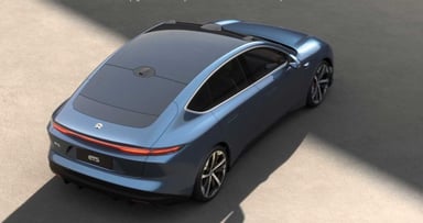 Nio ET5 from above
