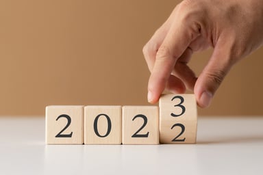 2023 switching from 2022 blocks hand