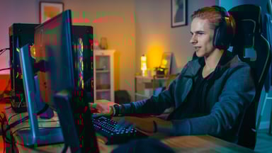 Getty - video gamer games pc