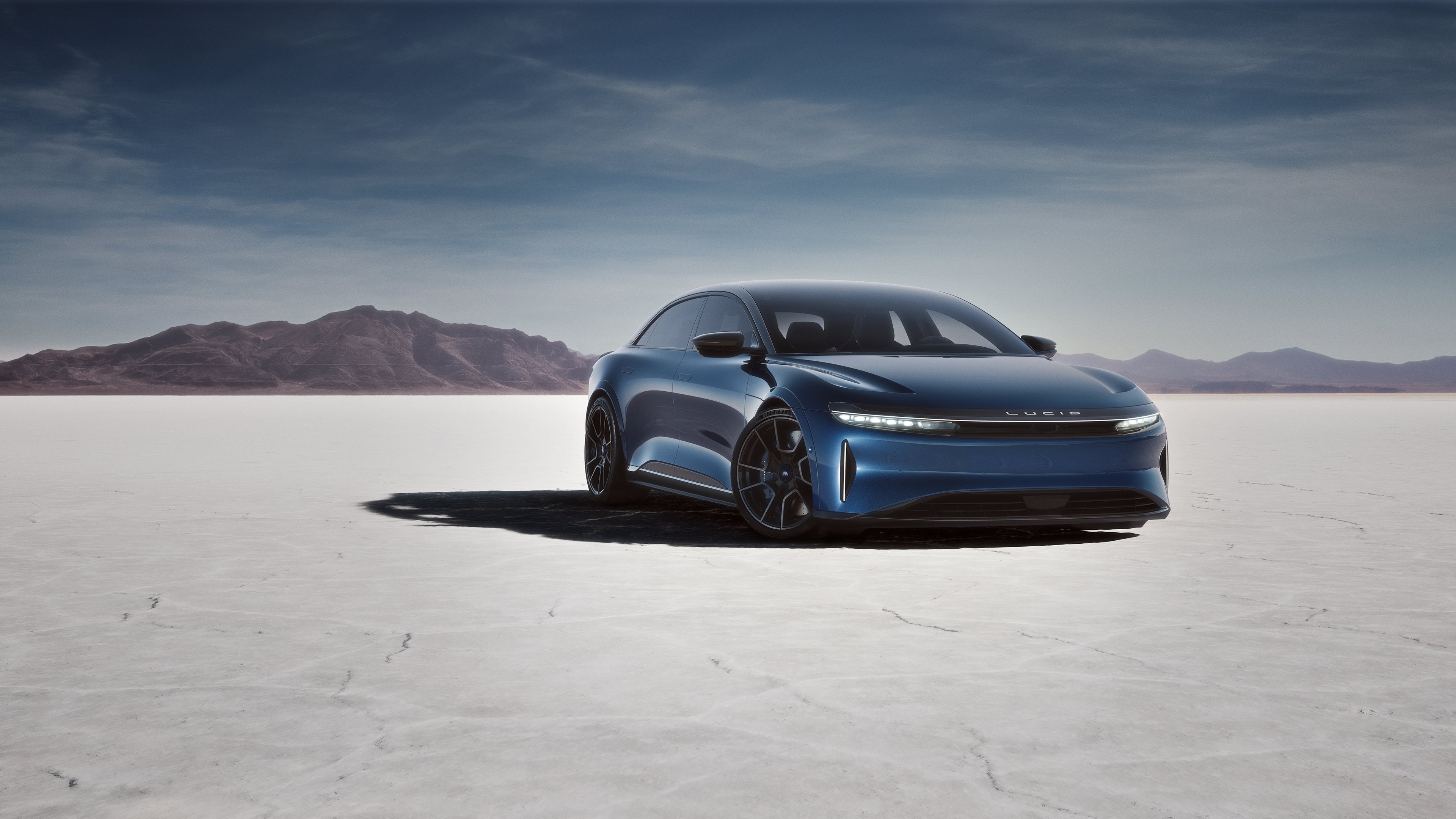 Blue Lucid Air Sapphire.