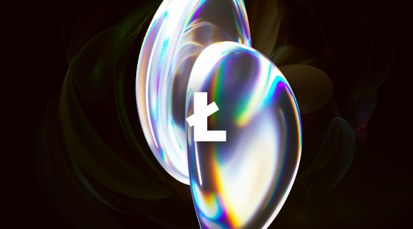 A Litecoin logo.