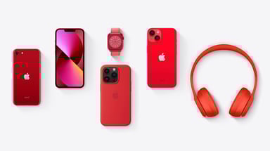 apple red iphones