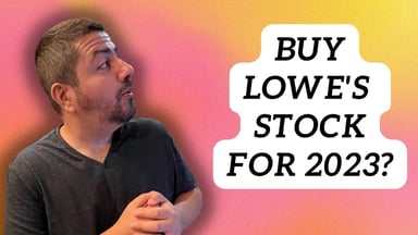 buy lowe's stock for 2023