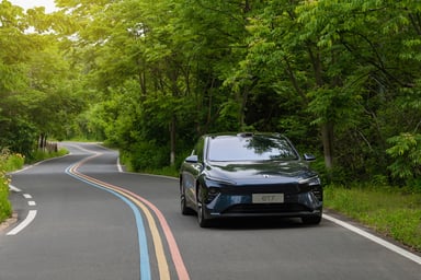 Nio ET7 sedan.