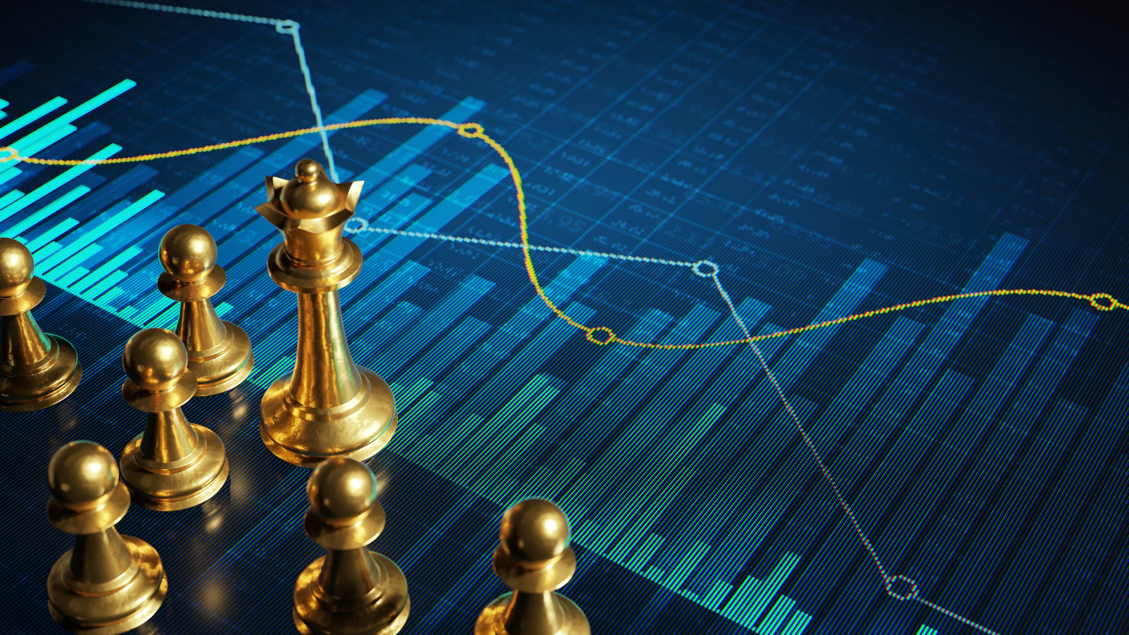 chess pieces stock market strategy