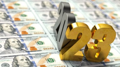 2023 on top of money.