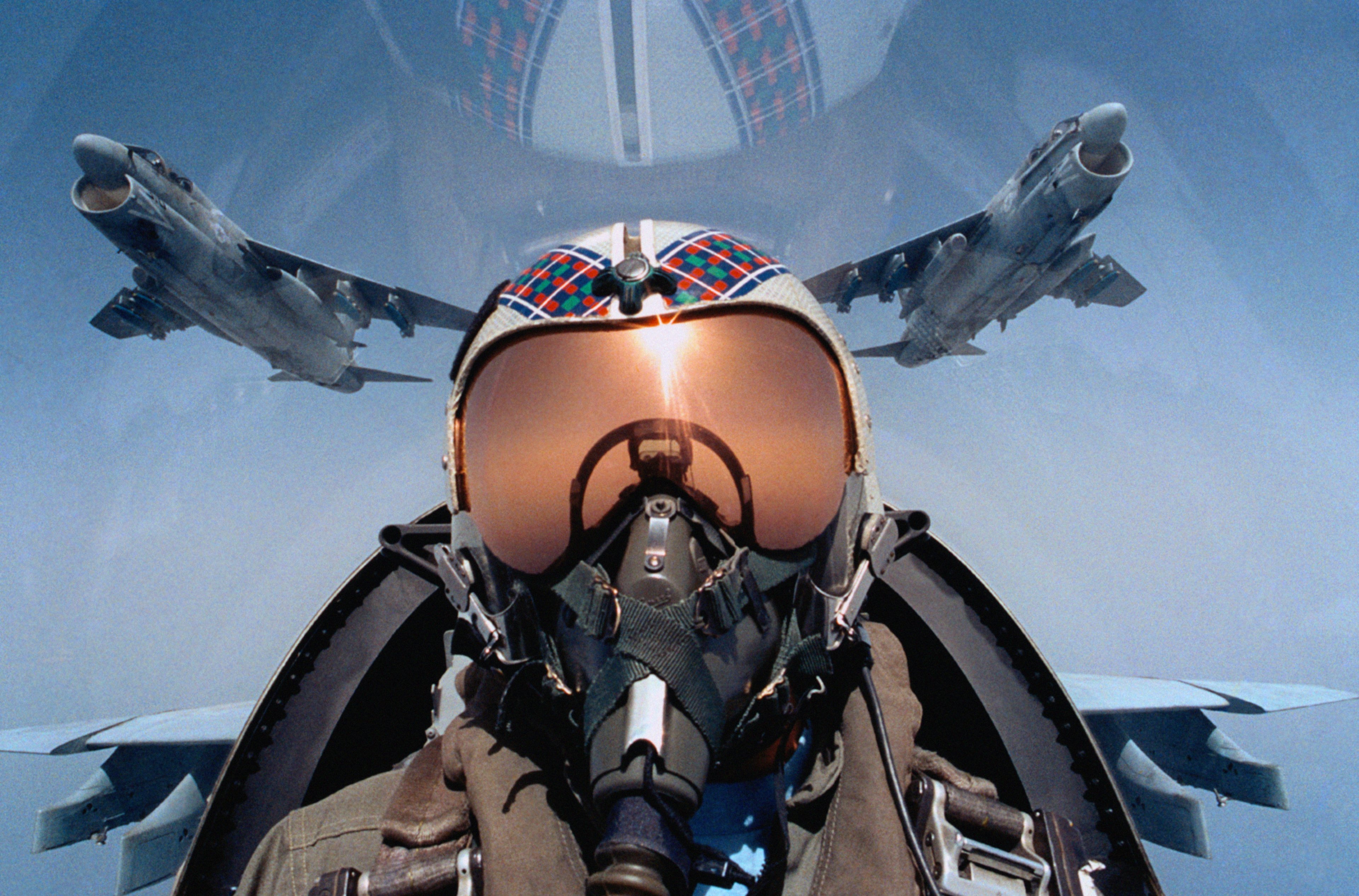 Military fighter jet pilot.