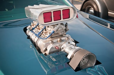 supercharger hot rod car