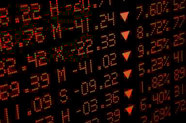 Copy of bear market red stocks market dropping