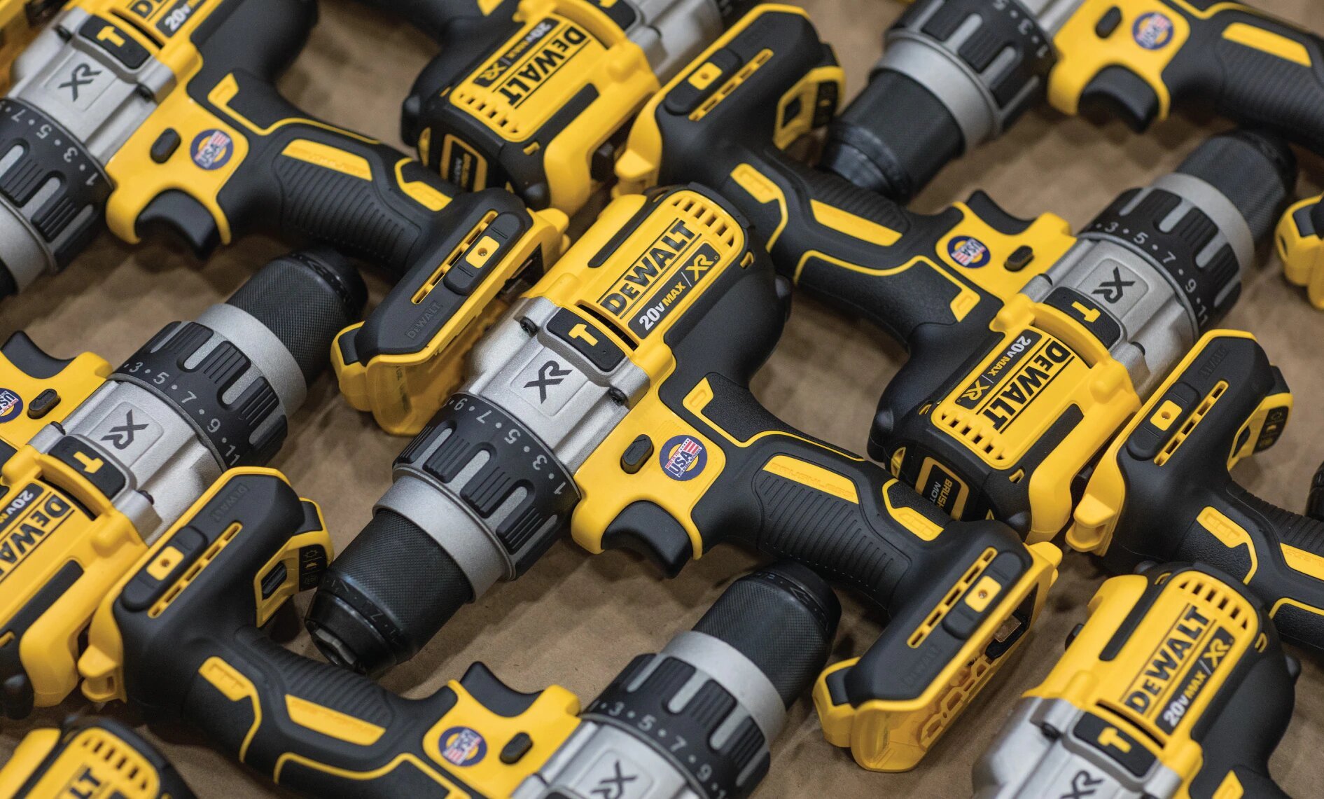 DeWalt brand power tools.