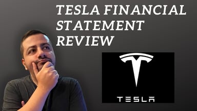 tesla financial statement reveiw