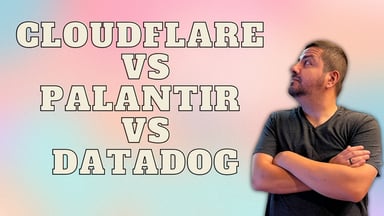 cloudflare vs palantir vs datadog