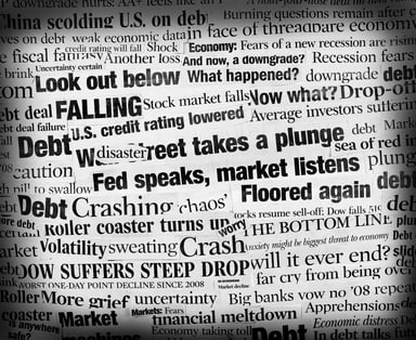 national debt, Wall Street headlines