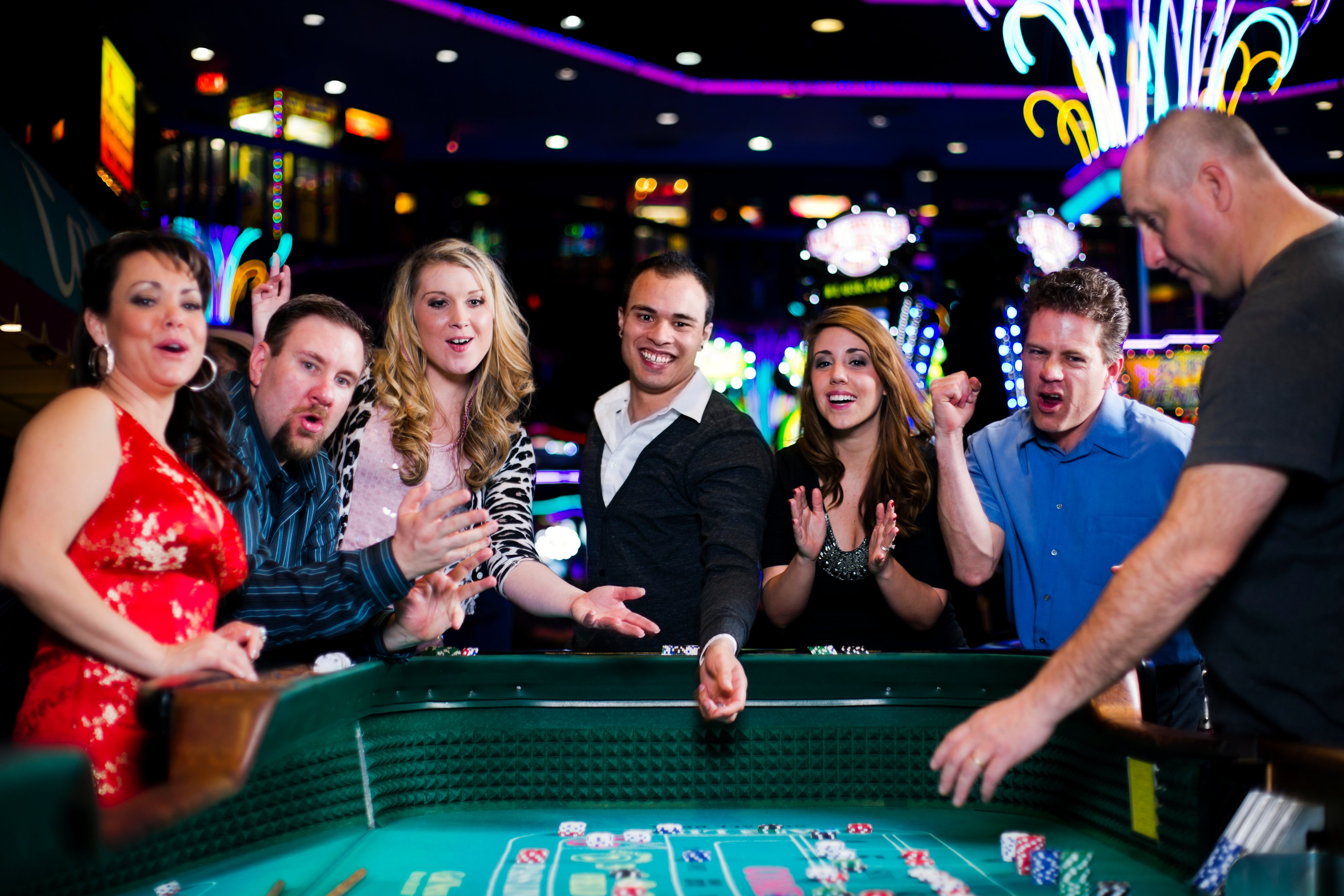 gambling, casino, craps table
