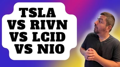 tsla vs rivm vs lcid vs nio