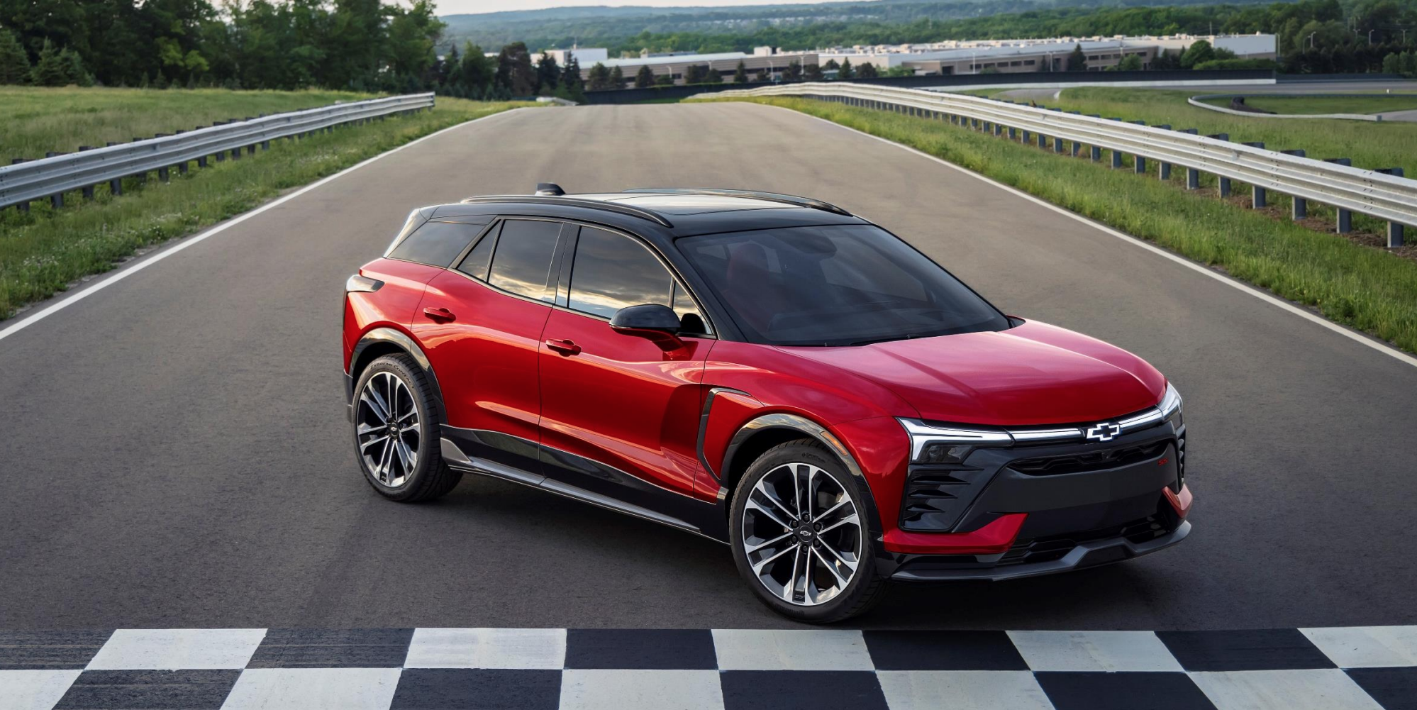 red 2024 Chevrolet Blazer EV.