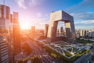 Beijing Central Business district China