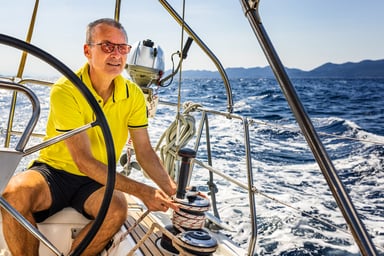 middle aged man sailboat GettyImages-1410763666