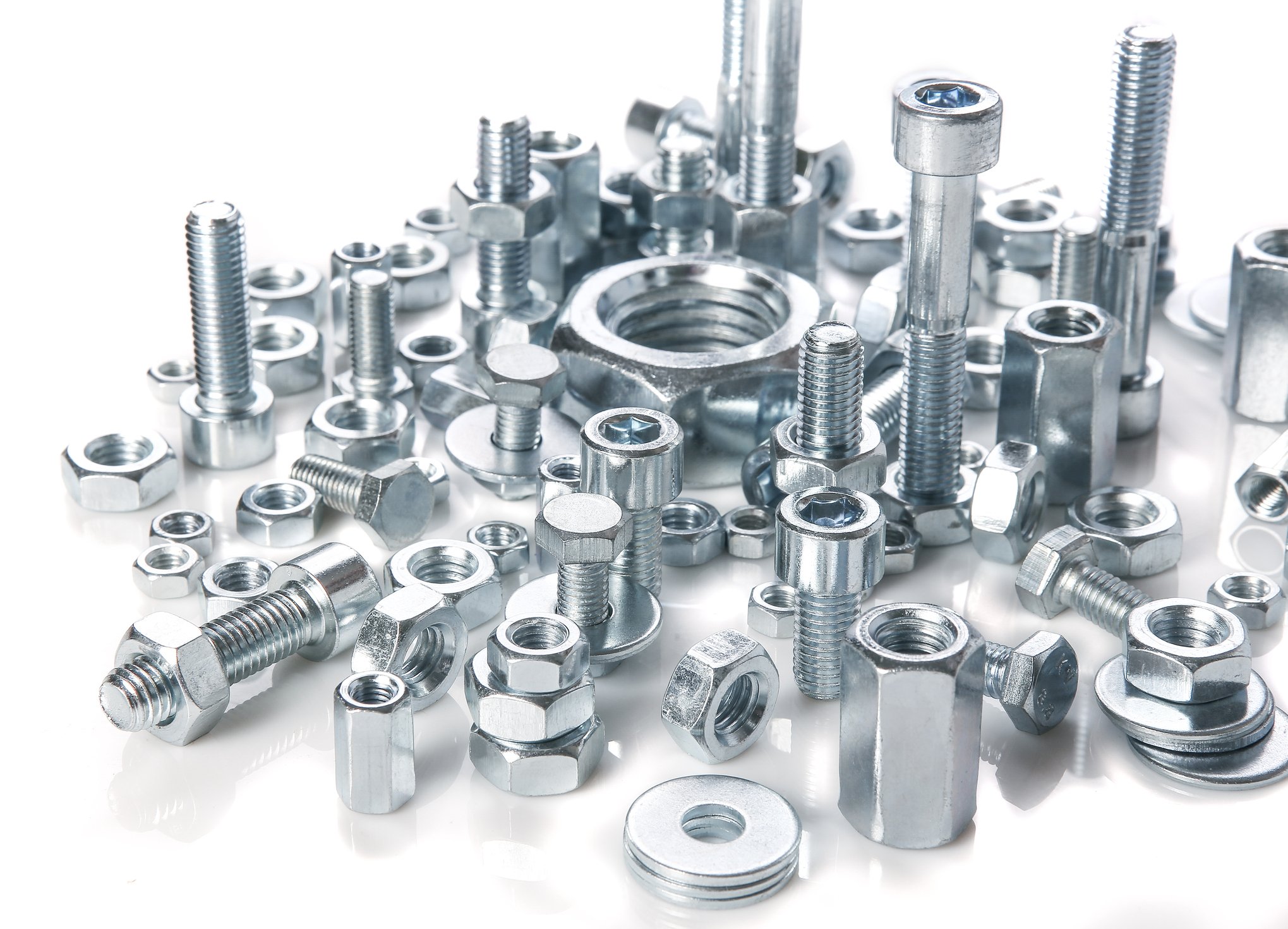chromeplated bolts and nuts Getty