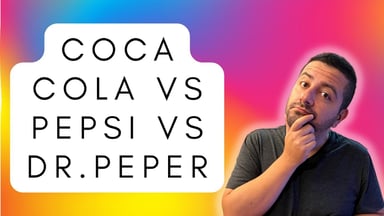 coca cola vs pepsi vs dr.peper