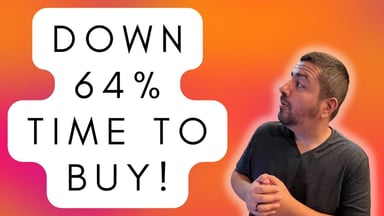 down 64% time to buy!