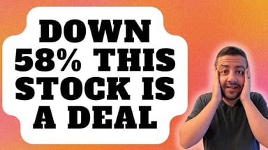 down 58% this stock is a deal