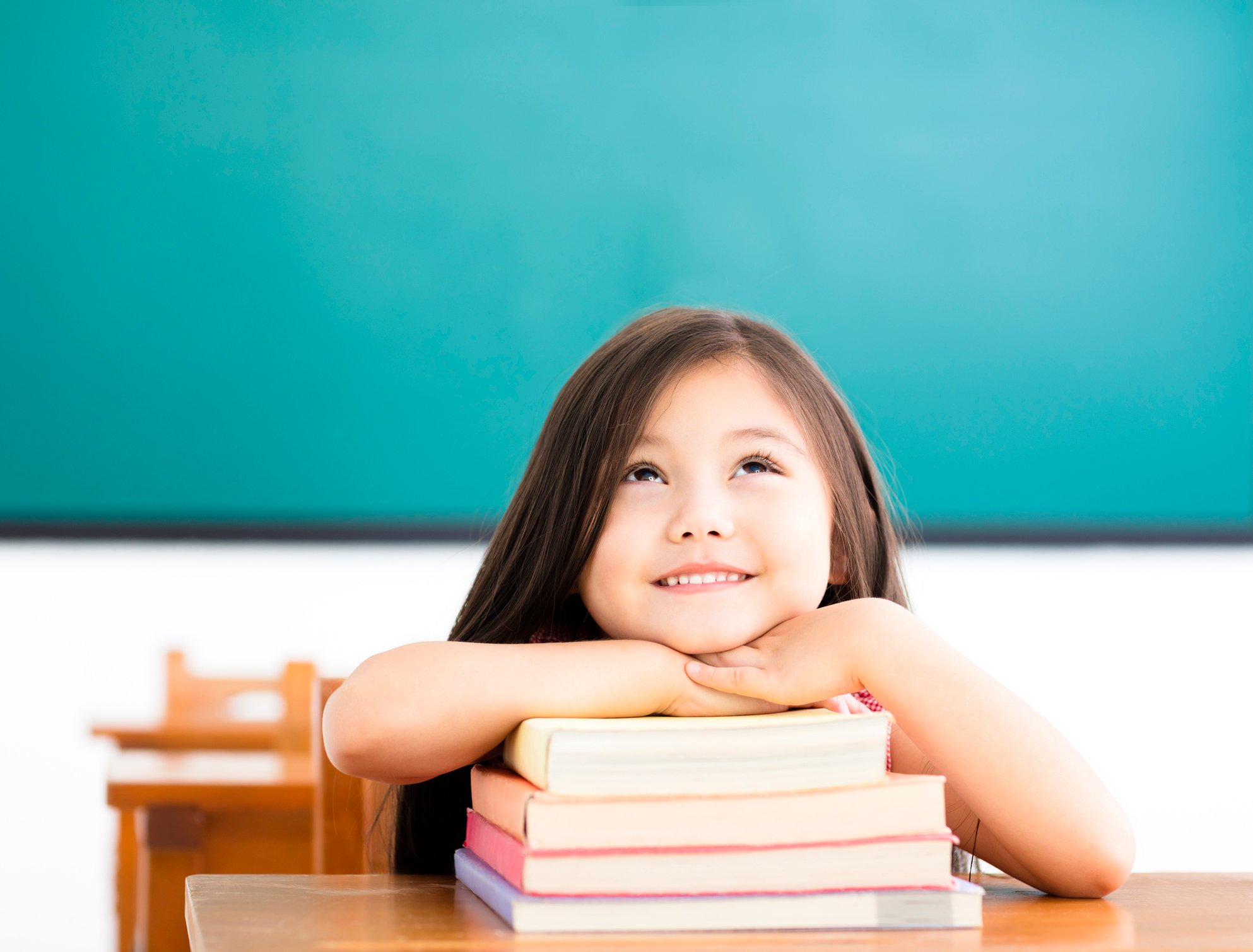 child learning books getty