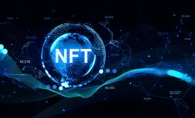 NFT icon earth cryptocurrency