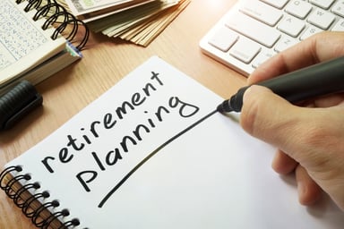 retirement planning notebook